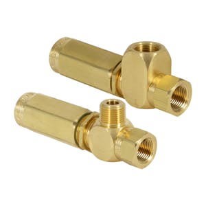 SMC 555 Series Brass Balanced Pressure Regulator Valves