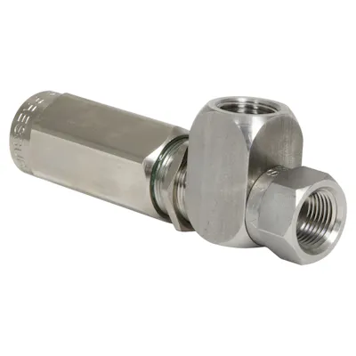 3/8" FNPT x 3/8" FNPT SMC 555 Series Stainless Steel Balanced Pressure Regulator Valve with Buna-N Seals & 500 psi CR Alloy Spring