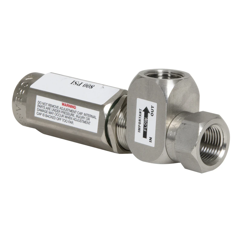 3/8" FNPT x 3/8" FNPT SMC 555 Series Stainless Steel Balanced Pressure Regulator Valve with Buna-N Seals & 2000 psi 17-7 Stainless Steel Spring