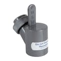 38mm 850 No-Drip® Silver Polypropylene Condiment Dispenser Spigot