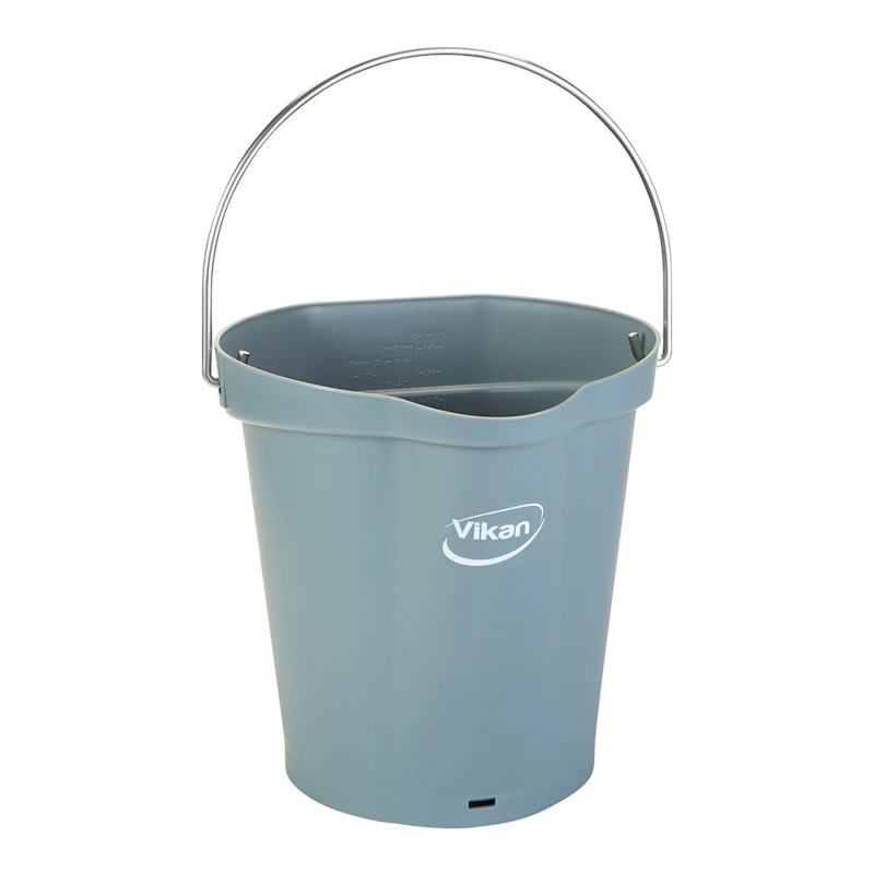 1.58 Gallon Vikan® Gray Polypropylene Bucket