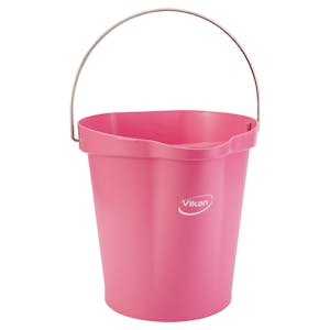 3.17 Gallon Vikan® Pink Polypropylene Bucket