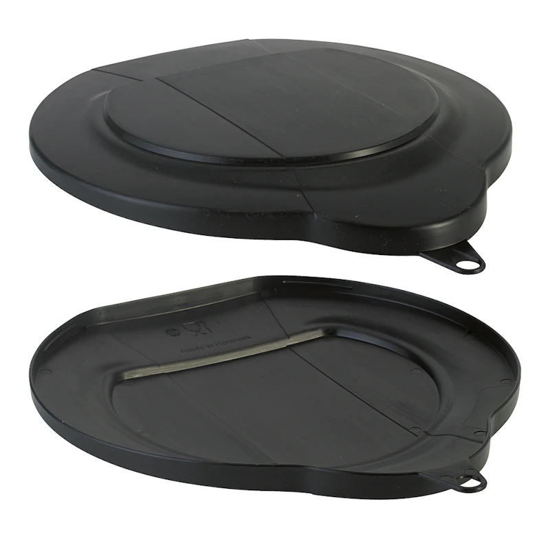 1.58 Gallon Vikan® Black Polypropylene Bucket Lid