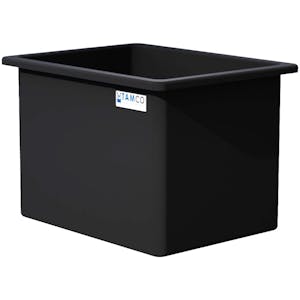 270 Gallon Heavy Duty Black PE Tamco® Tank - 48" L x 36" W x 36" Hgt. (Ships Motor Freight)