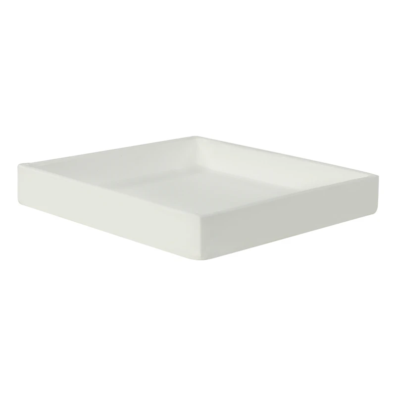 14-1/4" L x 14-1/4" W x 1-1/4" Hgt. White Tamco® Tray