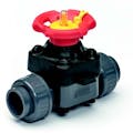 1/2" Socket PVC Praher T7 Series Diaphragm Valve with EPDM O-Rings & Diaphragm