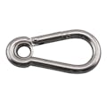3/16" Thick x 2" L Type 316 Stainless Steel Spring Clip with Eye