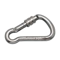 5/16" Thick x 3.4" L Type 316 Stainless Steel Harness Clip with Stainless Steel Screw Lock