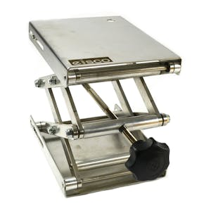 Stainless Steel Lab Jack - 6-1/2" L x 5" W x 11" Max. Hgt.