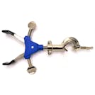 Two-Prong Vinyl-Coated Dual Adjustment Universal Clamp with Boss Head