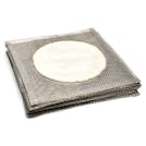 6" x 6" Stainless Steel Wire Gauze Squares with Ceramic Center - Pack of 10