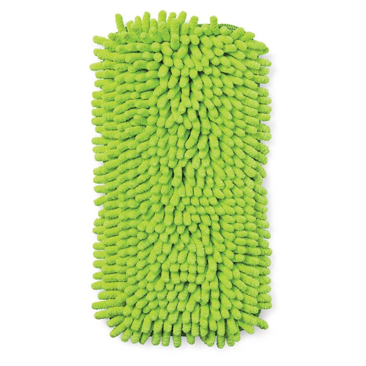 12" Green Libman® Freedom® Microfiber Floor Duster Replacement Pad - Case of 6