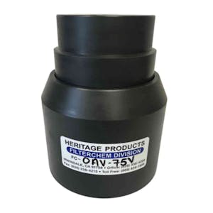 3/4" Gray PVC One-Way Air-Operated Valve