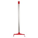 Red Sparta® Upright Lobby Dustpan - Open Lid