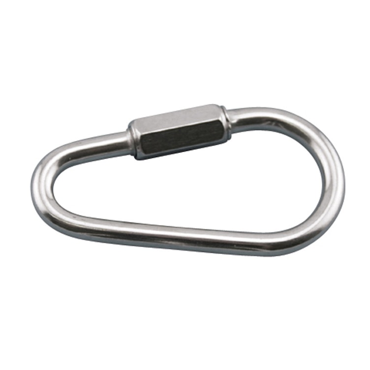 1/2" Thick x 5.3" L Type 316 Stainless Steel Pear Quick Link