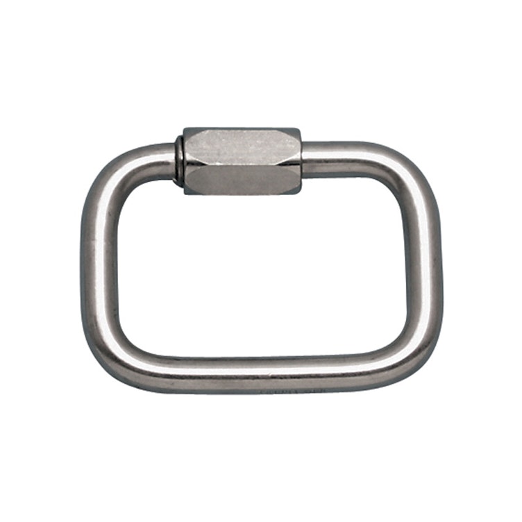 9/32" Thick x 2.52" L Type 316 Stainless Steel Square Quick Link