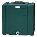 200 Gallon Forest Green Tamco® Bulk Utility Tank with 12" Gasketed Lid & 2" FNPT Bulkhead Fitting - 42-1/2" L x 30-1/2" W x 45-1/4" Hgt.