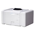 100 Gallon Natural Tamco® Bulk Utility Tank with 12" Gasketed Lid - 42-1/2" L x 30-1/2" W x 26-1/4" Hgt.