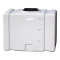 150 Gallon Natural Tamco® Bulk Utility Tank with 12" Gasketed Lid - 42-1/2" L x 30-1/2" W x 35-1/4" Hgt.