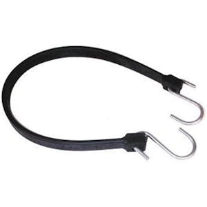 PLUMB-PRO® Black EPDM Rubber Utility Straps with S-Hooks
