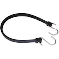 9" L Black EPDM Rubber Utility Strap with S-Hooks