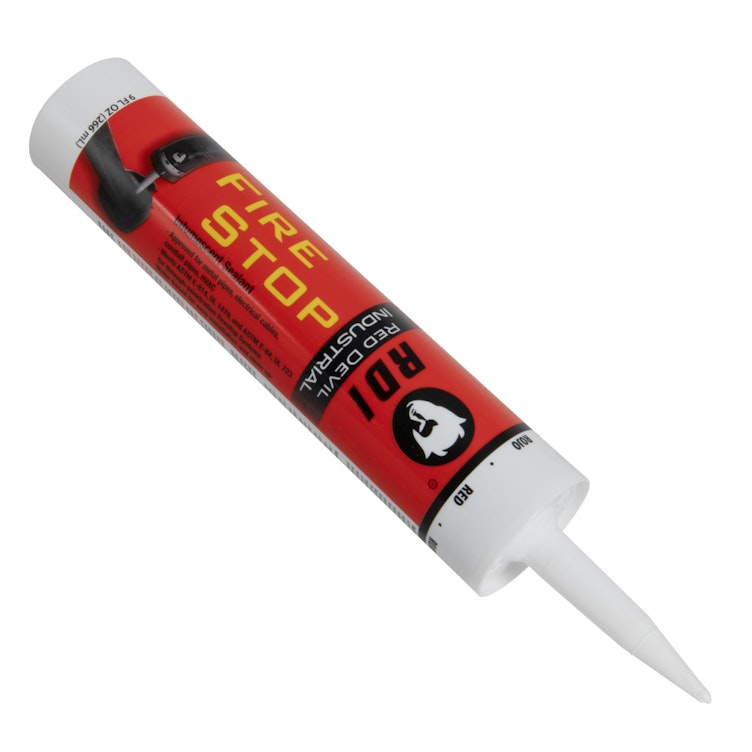 9 oz. Red Fire Stop 100% RTV Silicone Sealant - Cartridge