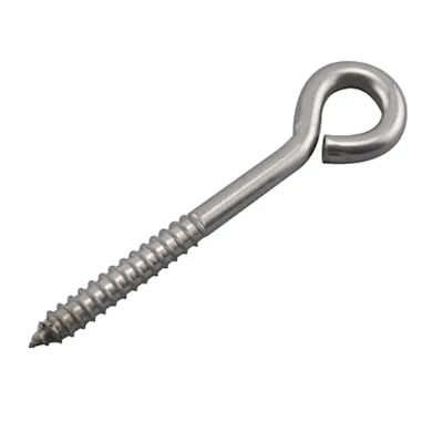 5/32" Thread x 1.6" L Type 304 Stainless Steel Lag Eye Screw