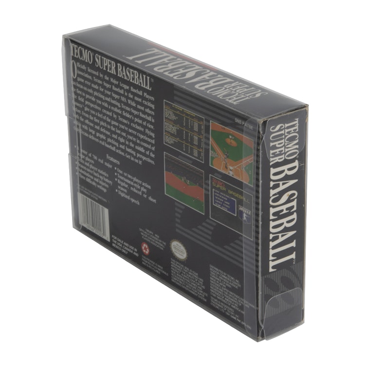 BOXPRO® Crystal Clear Protector for SNES, Atari Jaguar & Nintendo 64 Cartridges in Box - 7-1/16" L x 5" W x 1-5/16" Hgt. (Package of 10)