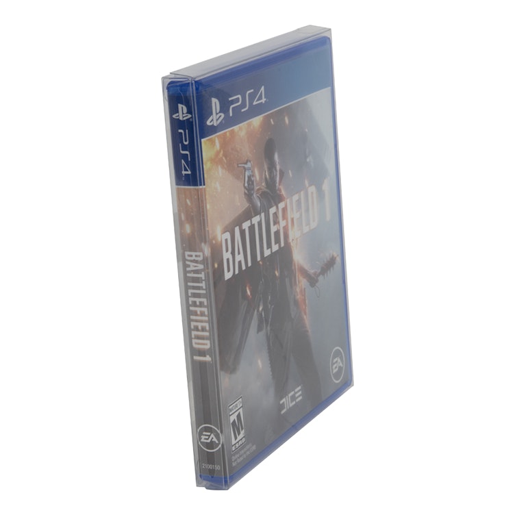 BOXPRO® Crystal Clear Protector for Xbox One™, PS4®, PS5®, Ultra HD DVD & Blu-ray Case - 6-13/16" L x 5-3/8" W x 9/16" Hgt. (Package of 10)