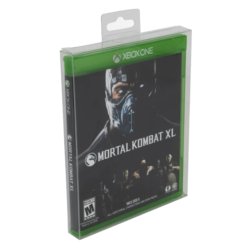 BOXPRO® Crystal Clear Protector for Blu-Ray SteelBook Case, Blu-Ray with Graphics Slip Cover & PS3® - 6-7/8" L x 5-7/16" W x 11/16" Hgt. (Package of 10)
