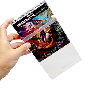 BOXPRO® Crystal Clear Protector for Blu-Ray SteelBook Case, Blu-Ray with Graphics Slip Cover & PS3® - 6-7/8" L x 5-7/16" W x 11/16" Hgt. (Package of 10)