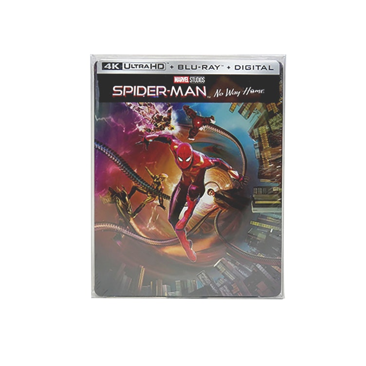 BOXPRO® Crystal Clear Protector for Blu-Ray SteelBook Case, Blu-Ray with Graphics Slip Cover & PS3® - 6-7/8" L x 5-7/16" W x 11/16" Hgt. (Package of 10)