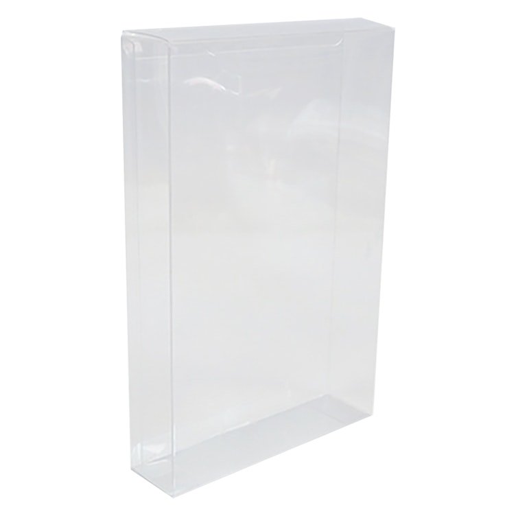 BOXPRO® Crystal Clear APET Box Protector for DVD, Wii™, PS2, Xbox & GameCube Case - 7-9/16" L x 5-7/16" W x 11/16" Hgt. (Package of 25)