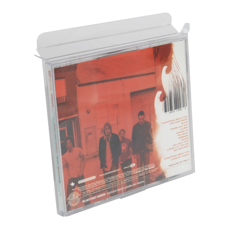 BOXPRO® Crystal Clear Protector for CD, PS1 & Dreamcast Case - 5-5/8" L x 4-15/16" W x 7/16" Hgt. (Package of 10)