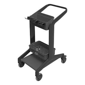 Black Vikan® HyGo Mobile Cleaning Station Cart