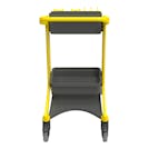 Yellow Vikan® HyGo Mobile Cleaning Station Cart