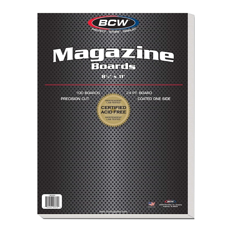 BCW® Magazine Backing Board (Pack of 100)