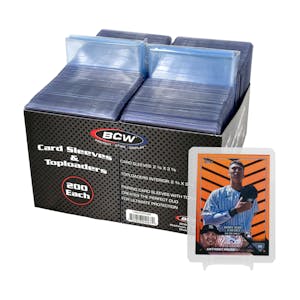 BCW® 3" x 4" 20 pt Card Sleeve & Toploader Combo Pack (Pack of 200)