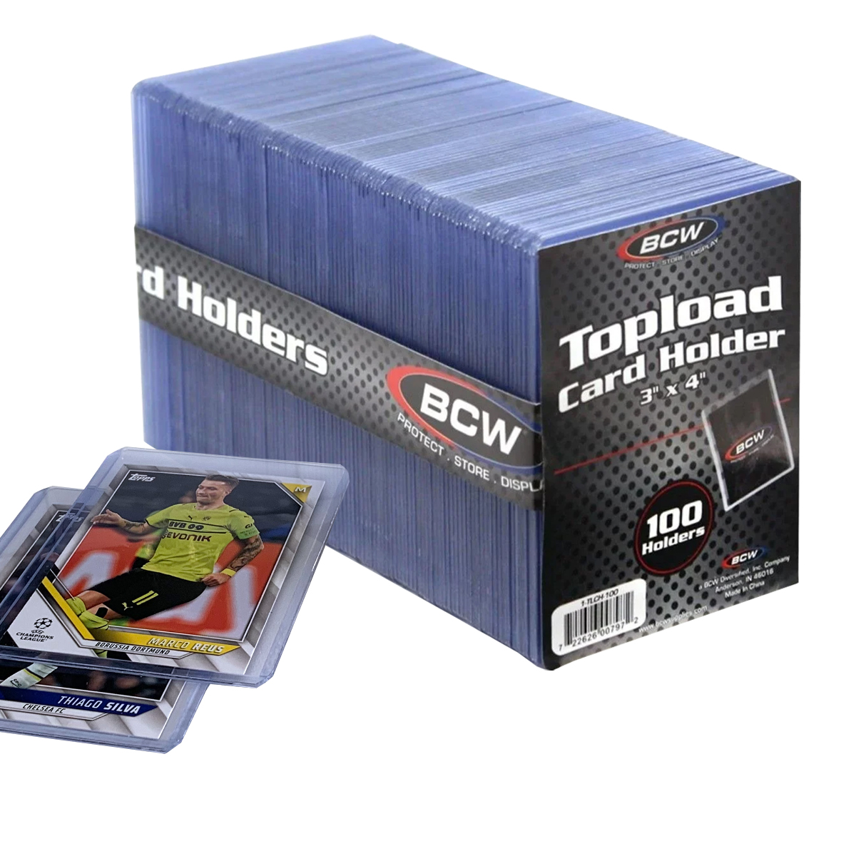 1000 Premium good Heavy Duty Toploaders Case