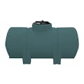 330 Gallon Green LLDPE ProChem® Horizontal Leg Tank (1.5 Specific Gravity) with 16" Twist Lid - 36" Dia. x 80" L