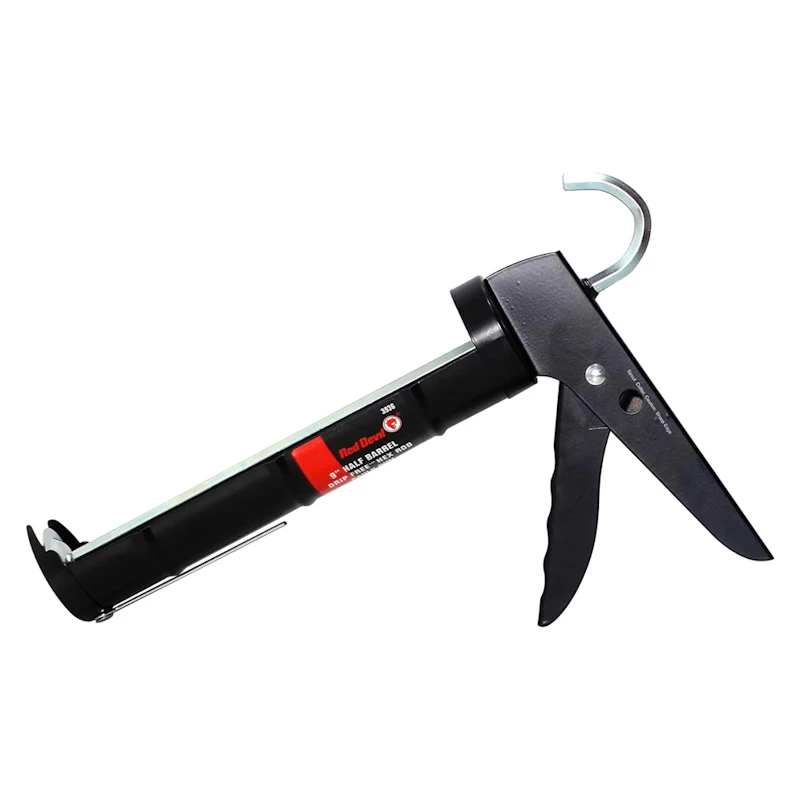 9" Red Devil® Half-Barrel Drip-Free™ Caulk Gun