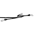 1" W x 3' L Black Nylon Marine-Grade Stainless Steel Standard Ratchet Assembly with Clips