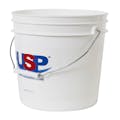 2 Gallon White HDPE USP Premium Bucket