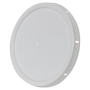 White HDPE Lid for 2 Gallon USP Premium Bucket