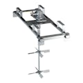 Dynamix 4 HP Air-Powered Direct-Drive Bridgemount Tote Mixer with 1" Dia. x 36" L Shaft & Dual 13" Pitched Collapsible Blades