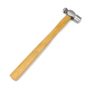 4 oz. Mini Ball Pein Hammer with Forged Steel Head & Wood Handle