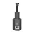 1/4" Threaded Gray PVC Pressure Relief Valve - 60 psi to 120 psi