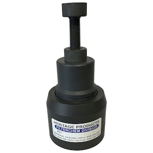 1/2" Threaded Gray PVC Pressure Relief Valve - 15 psi to 125 psi