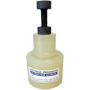 1/2" Threaded Natural Polypropylene Pressure Relief Valve - 10 psi to 80 psi