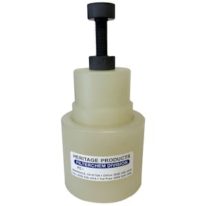 3/4" Threaded Natural Polypropylene Pressure Relief Valve - 5 psi to 80 psi